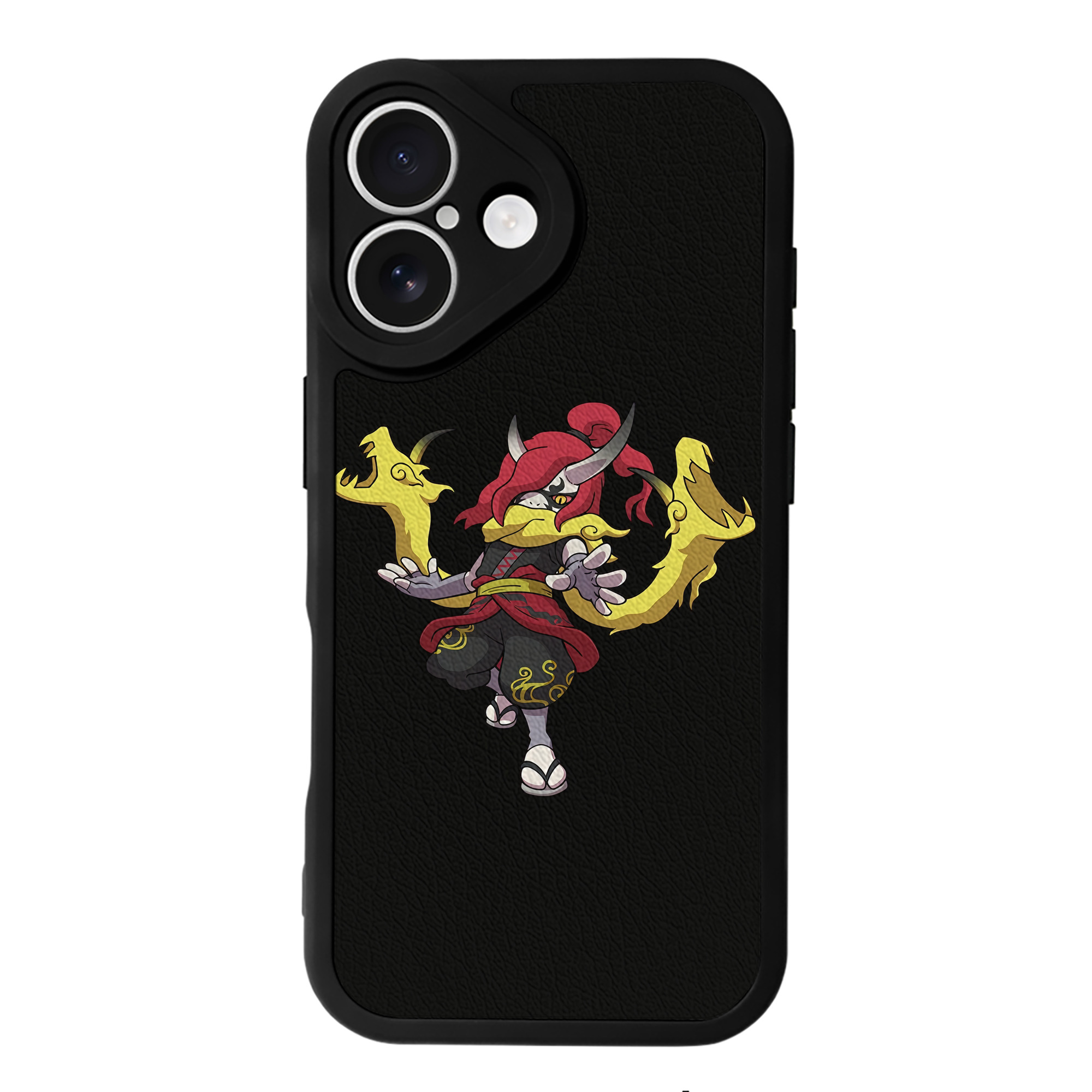 （画像用） 妖怪ウォッチ Yo-kai Watch 【iPhone 16シリーズ対応】シリコンスマホケース（レザー調） 材質：シリコン